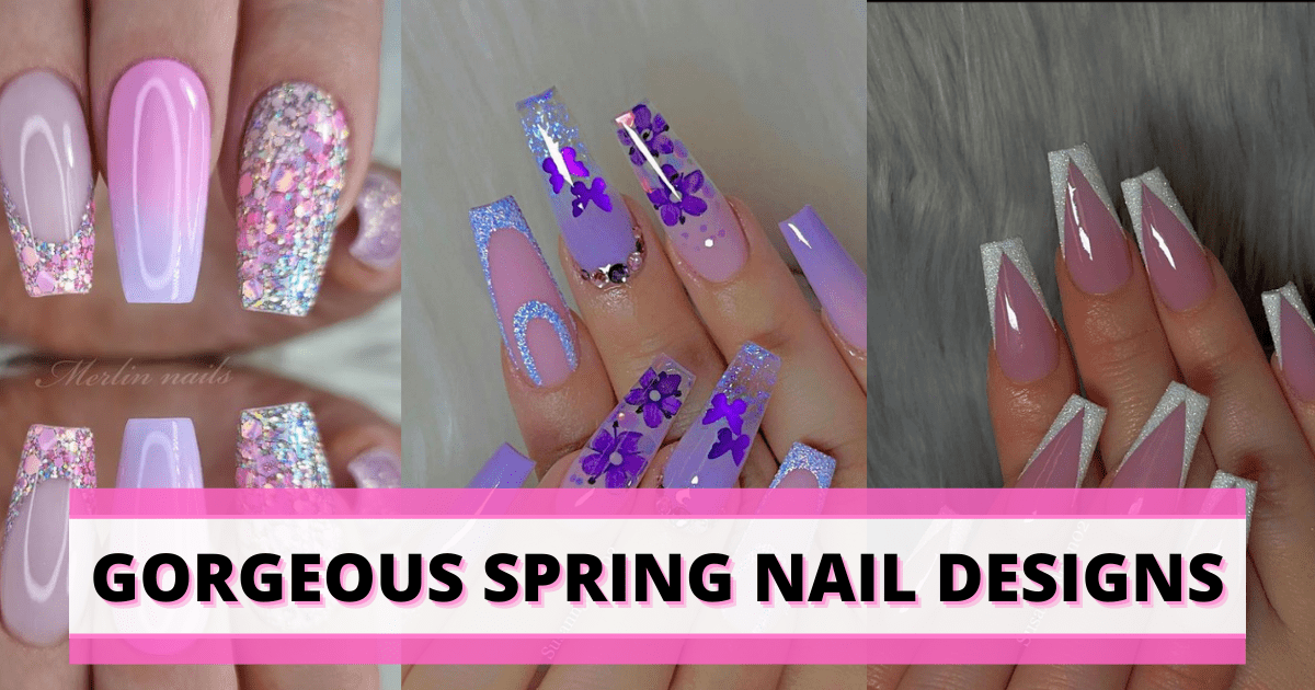Studded Nail Designs for Spring - wide 9